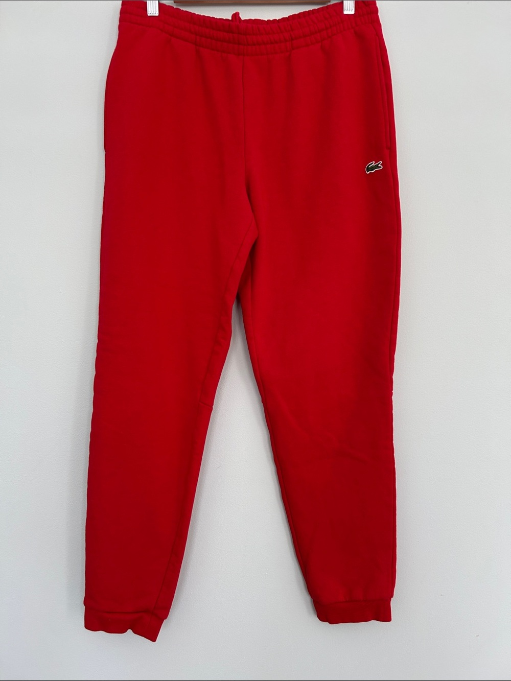 Lacoste women’s Bright Red Fleece Joggers